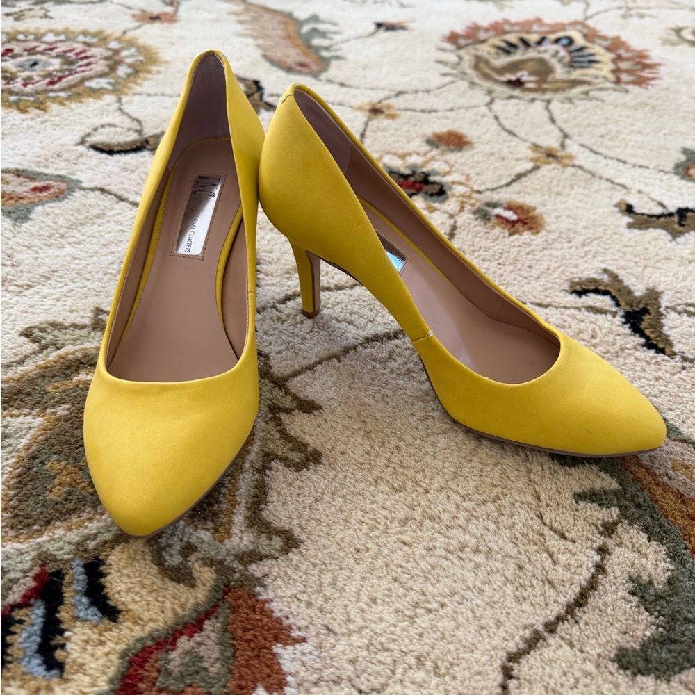 I.n.c. International Concepts Yellow Heels